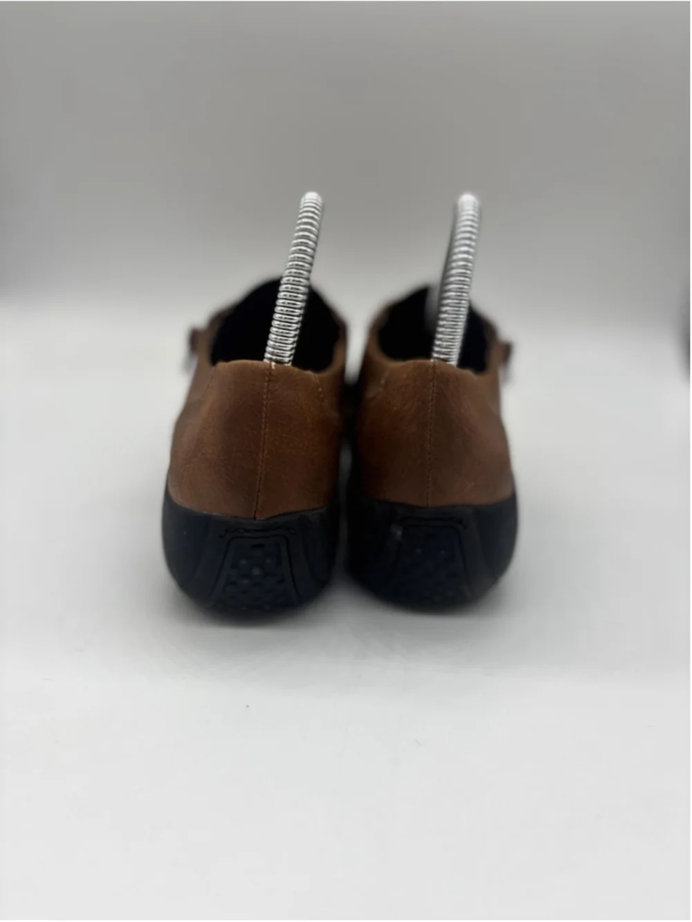 Naturalizer Comfort Brown Faux Leather Low Boot Shoe Sz 7.5 M Women Minimalist